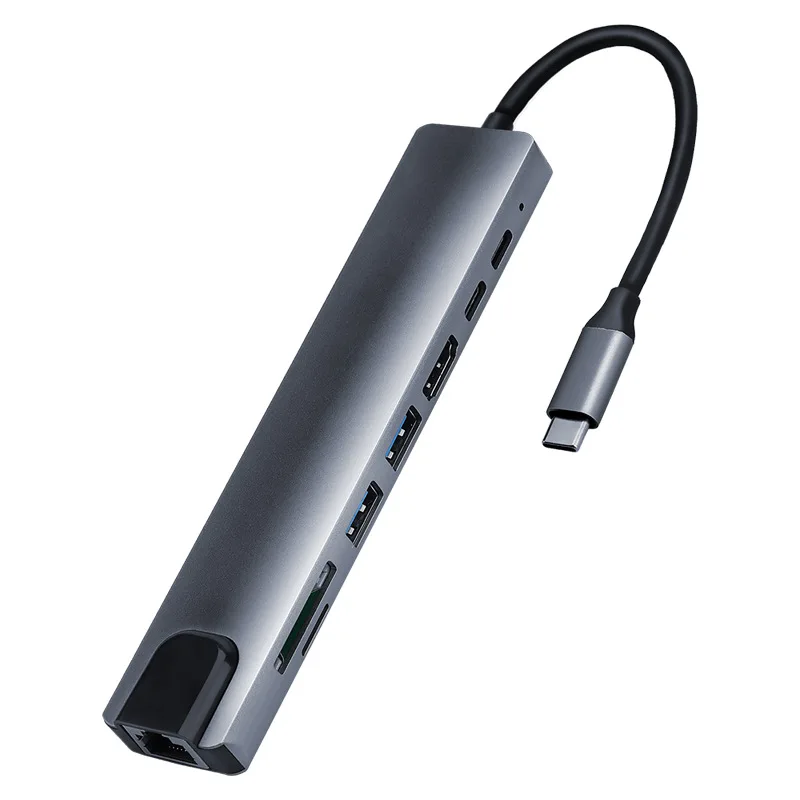 Converter Splitter Expansion Dock Type-c 8-in-1 Macbook for Expansion Ports
Converter Splitter Expansion Dock Type-c 8-in-1 Macbook for Expansion Ports