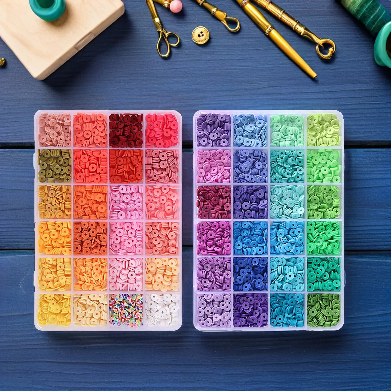 1Set DIY Bracelet Making Kit with Clay Beads Jewelry Craft Set for Adults Creative Gift Compact Storage Design
1Set DIY Bracelet Making Kit with Clay Beads Jewelry Craft Set for Adults Creative Gift Compact Storage Design
