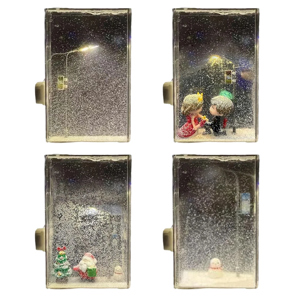 Snowy Lamp Material Pack Snowy Night Street Lamp Acrylic Handmade Christmas Light DIY Quicksand Snowflake Lamp for Kids Adults
Snowy Lamp Material Pack Snowy Night Street Lamp Acrylic Handmade Christmas Light DIY Quicksand Snowflake Lamp for Kids Adults