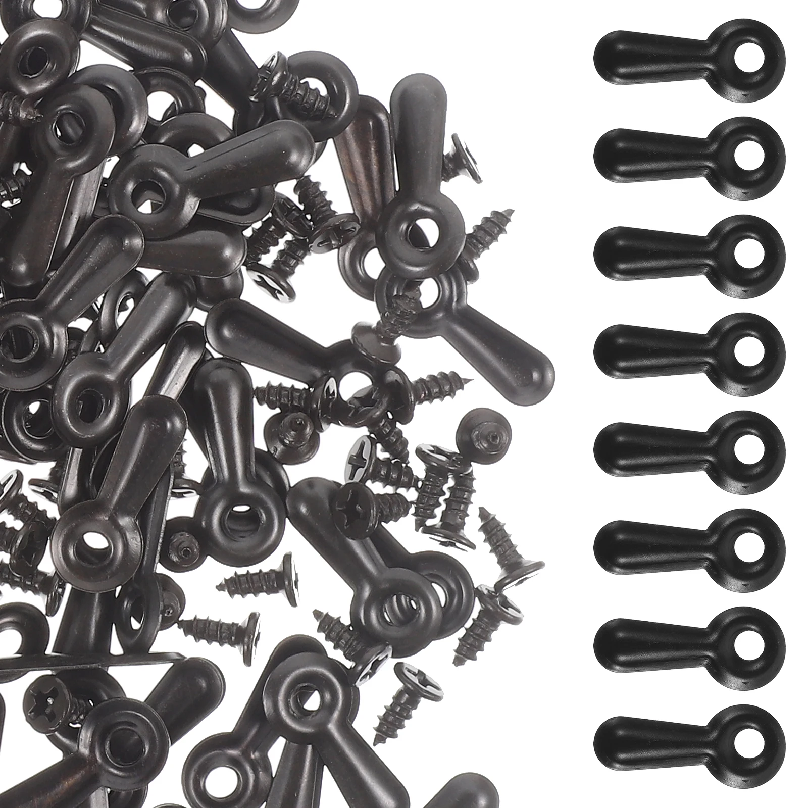 160 Pcs Black Pressure Plate Set Metal Picture Frame Supplies Photo Frame Clips Turn Button Craft Hardware Fastener Back Plate
160 Pcs Black Pressure Plate Set Metal Picture Frame Supplies Photo Frame Clips Turn Button Craft Hardware Fastener Back Plate