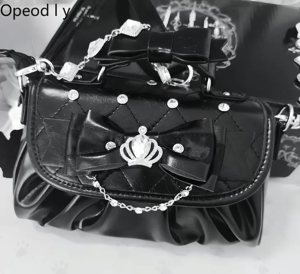 Original Japanese Shoulder Bag Rhinestone Elegant Lolita Bud Portable Oblique Span Women's Bag Fashion Princess Shoulder Bag
Original Japanese Shoulder Bag Rhinestone Elegant Lolita Bud Portable Oblique Span Women's Bag Fashion Princess Shoulder Bag