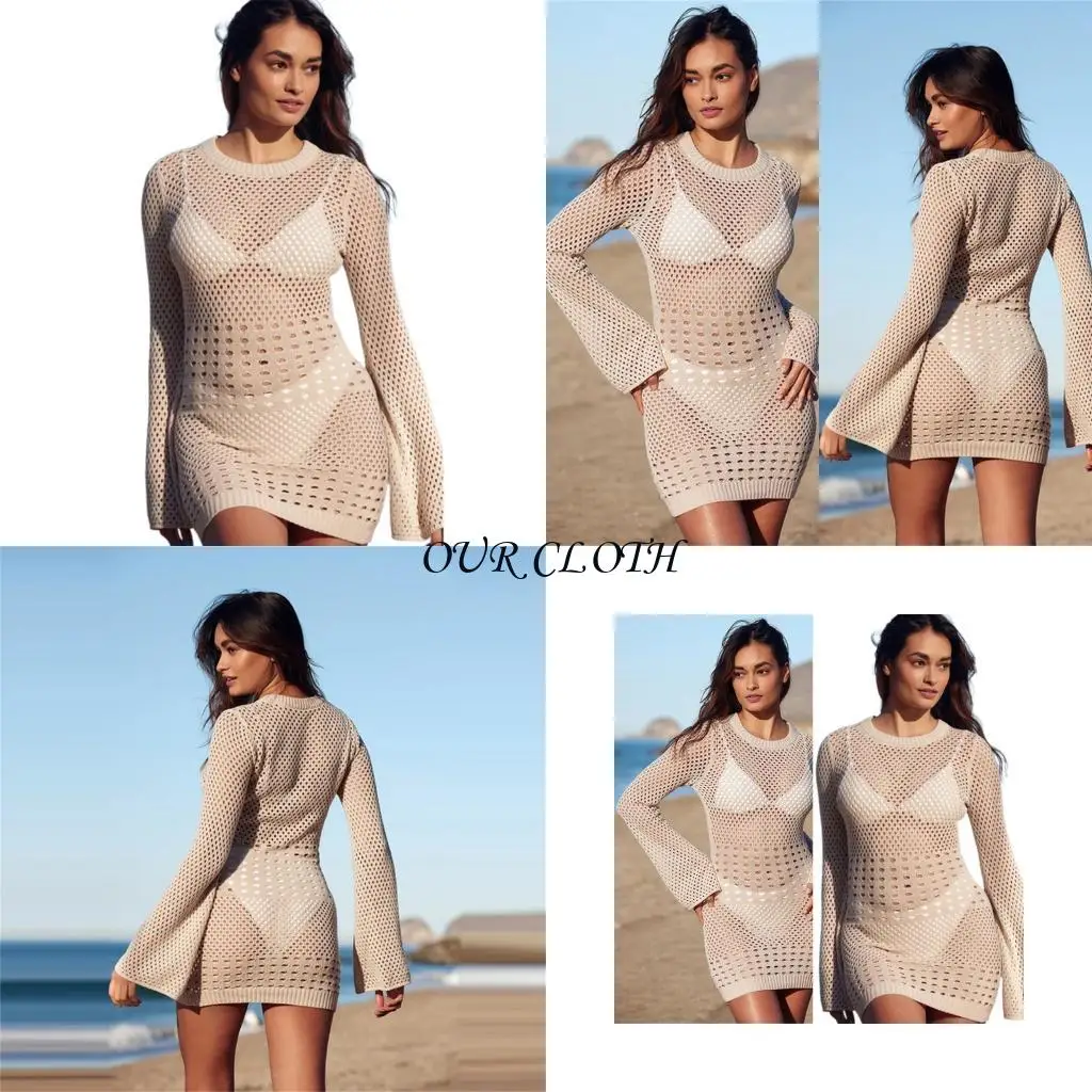 Платье для купальника с длинным рукавом, вязаное платье для купальника с длинным рукава
Платье для купальника с длинным рукавом, вязаное платье для купальника с длинным рукава