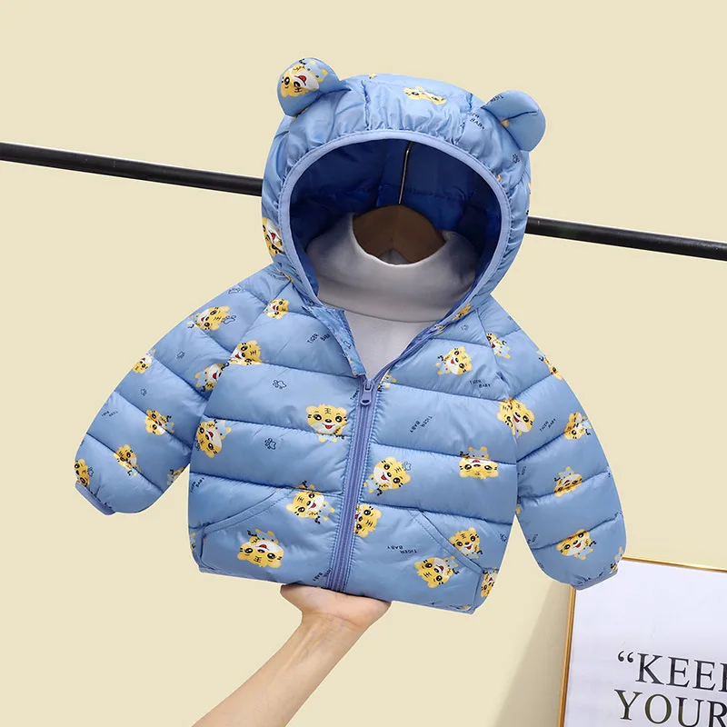 Cartoon Print Hooded Lightweight Down Jackets Kids Boys Girls Baby Autumn Winter Warm Outerwear Fashion Coat Casual Clothing 1-6
Cartoon Print Hooded Lightweight Down Jackets Kids Boys Girls Baby Autumn Winter Warm Outerwear Fashion Coat Casual Clothing 1-6