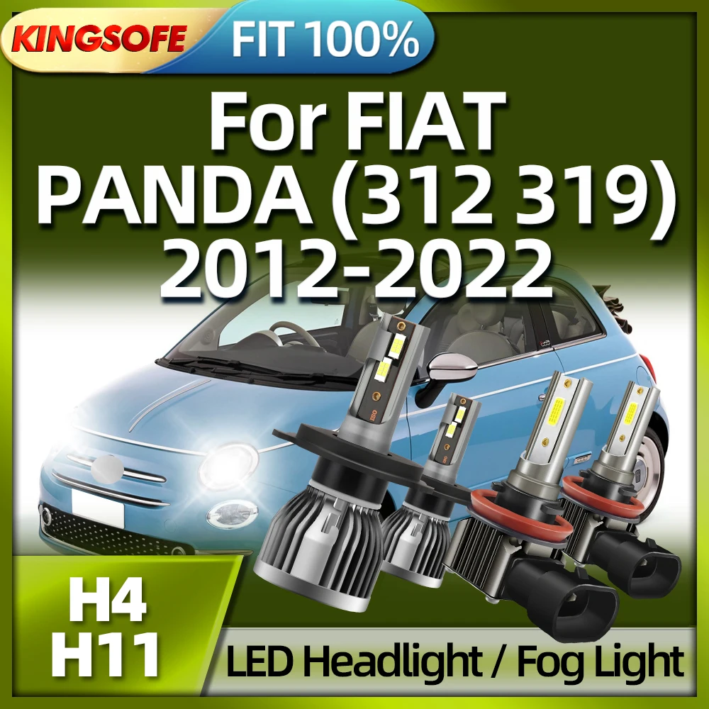 KINGSOFE H4 LED H11 Car Headlight 110W 26000LM Fog Light For FIAT PANDA (312 319) 2012 2013 2014 2015 2016 2017 2018 2019-2022
KINGSOFE H4 LED H11 Car Headlight 110W 26000LM Fog Light For FIAT PANDA (312 319) 2012 2013 2014 2015 2016 2017 2018 2019-2022