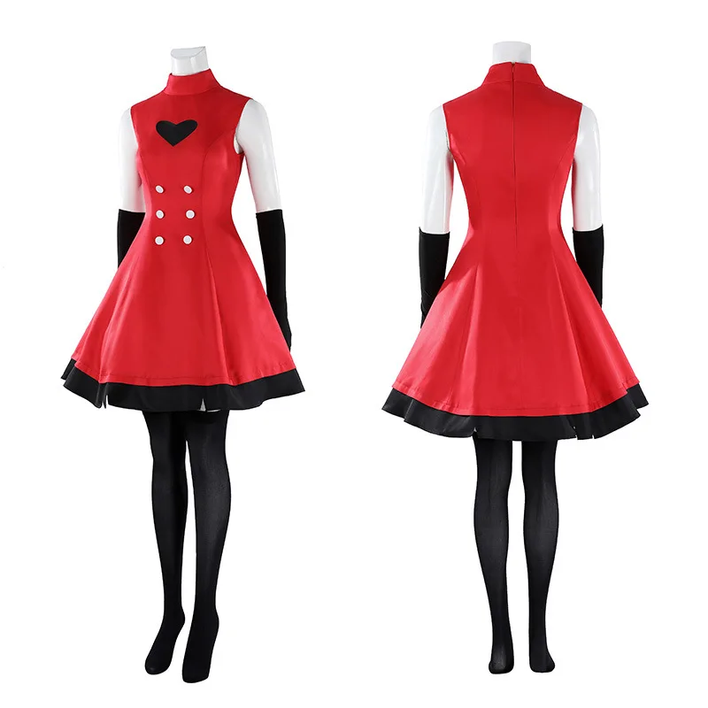 Charlie Morningstar Red Dress Cosplay Costume Anime Character Halloween Masquerade Performance Clothing for Women
Charlie Morningstar Red Dress Cosplay Costume Anime Character Halloween Masquerade Performance Clothing for Women