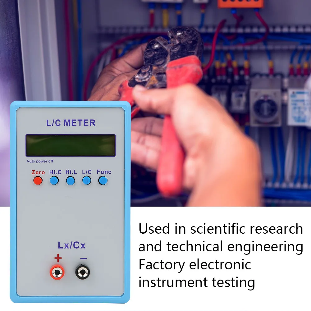 Inductance Capacitance Meter Handheld L/C Meter Electric ABS Multimeter LC‑ 200A Handheld Inductance Capacitance Meter
Inductance Capacitance Meter Handheld L/C Meter Electric ABS Multimeter LC‑ 200A Handheld Inductance Capacitance Meter