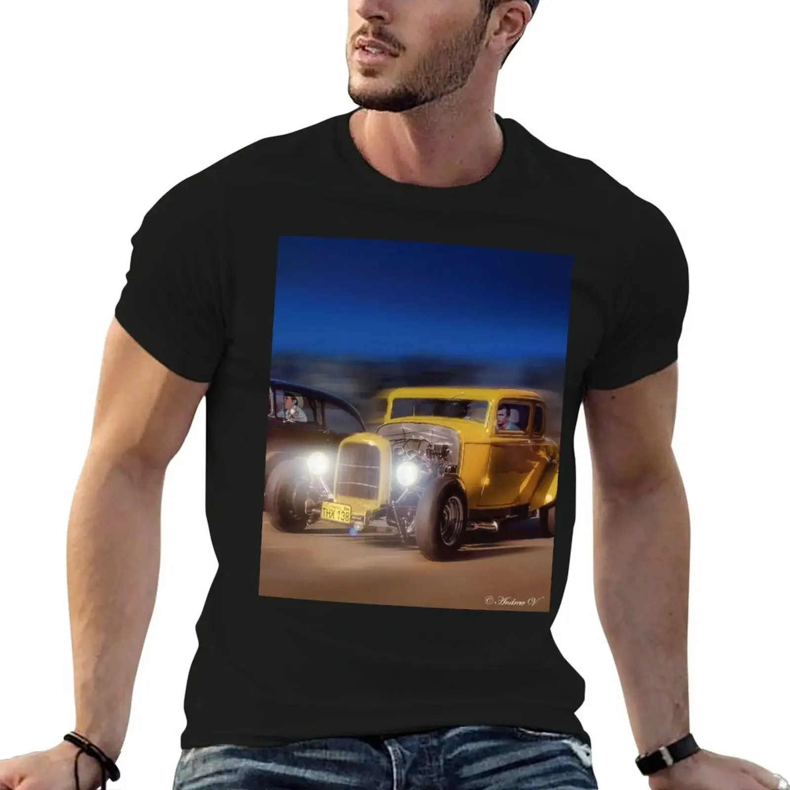 American Graffiti T-Shirt topping quick drying mens graphic t-shirts pack
American Graffiti T-Shirt topping quick drying mens graphic t-shirts pack