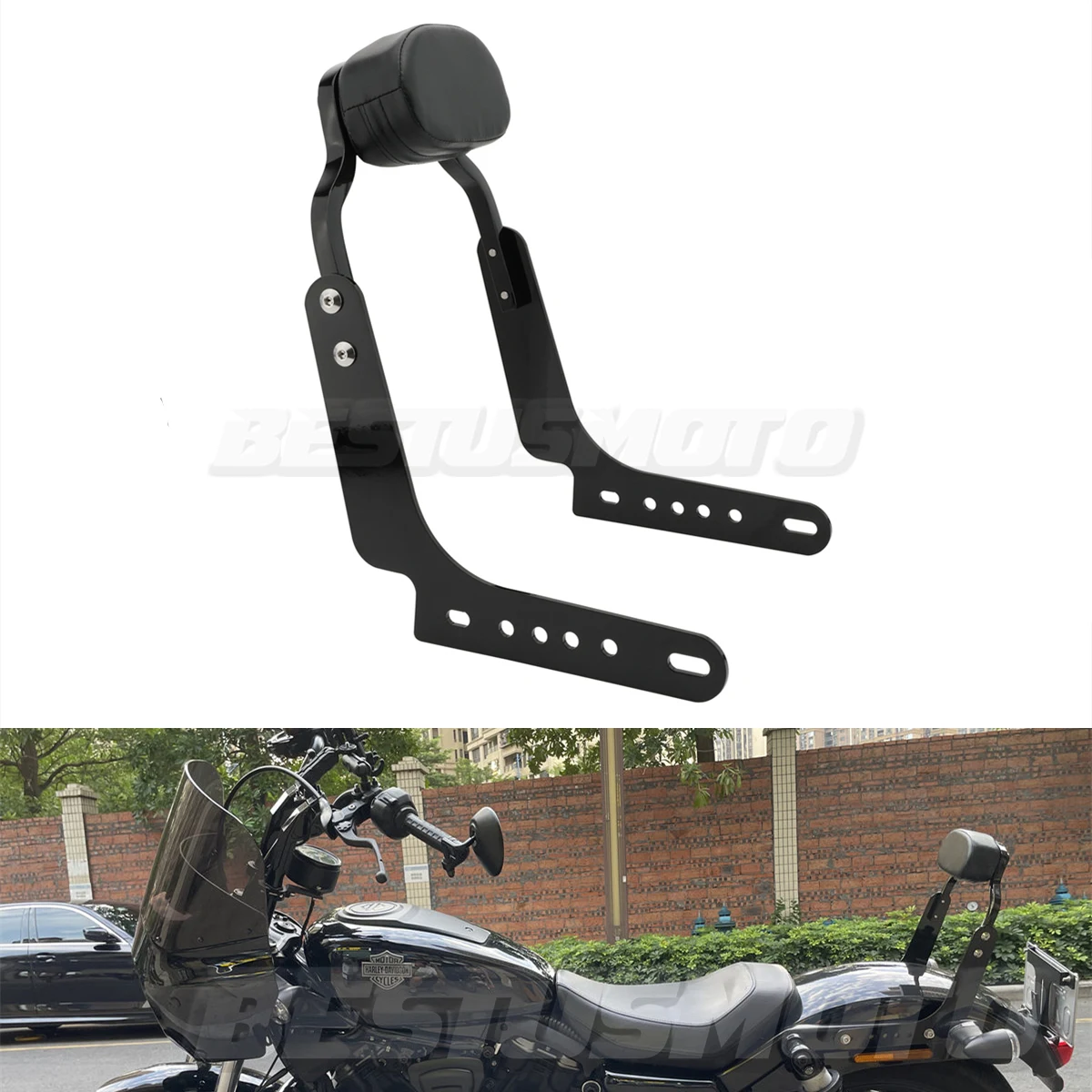 Motorcycle Parts Passenger Backrest Sissy Bar For Harley Nightster 975 RH975 RH 975 2022-2025 Special RH975S 2023-2025 2024
Motorcycle Parts Passenger Backrest Sissy Bar For Harley Nightster 975 RH975 RH 975 2022-2025 Special RH975S 2023-2025 2024