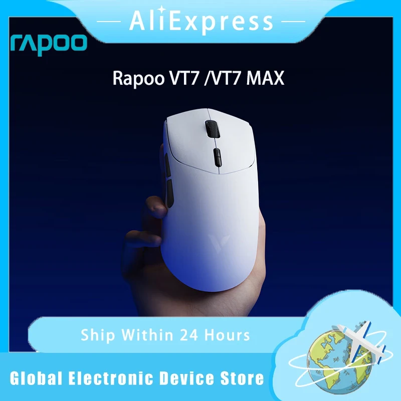 Rapoo VT7 /VT7 MAX Wireless Gaming Mouse True 8K Wireless Polling Rate Up to 500 Hours Battery Life Enabled Macro 53G Lightweigh
Rapoo VT7 /VT7 MAX Wireless Gaming Mouse True 8K Wireless Polling Rate Up to 500 Hours Battery Life Enabled Macro 53G Lightweigh
