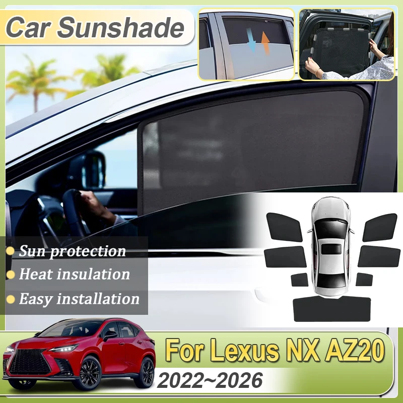For Lexus NX AZ20 2022~2026 2023 2024 2025 Magnetic Car Window Sunshade Mesh Frame Curtains Net Anti-Mosquito UV Protector Parts
For Lexus NX AZ20 2022~2026 2023 2024 2025 Magnetic Car Window Sunshade Mesh Frame Curtains Net Anti-Mosquito UV Protector Parts