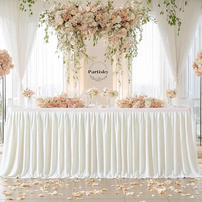 Table Skirt Birthday Pleated Dessert Tablecloth Cover For Wedding Birthday Party Baby Bridal Shower Banquet Table Decoration
Table Skirt Birthday Pleated Dessert Tablecloth Cover For Wedding Birthday Party Baby Bridal Shower Banquet Table Decoration