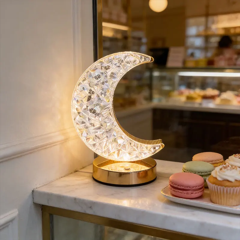 3D Moon Crystal Table Lamp - USB Rechargeable Night Light for Bedroom, Girls Room Aesthetic Decor Bedroom Crystal Touch Light
3D Moon Crystal Table Lamp - USB Rechargeable Night Light for Bedroom, Girls Room Aesthetic Decor Bedroom Crystal Touch Light