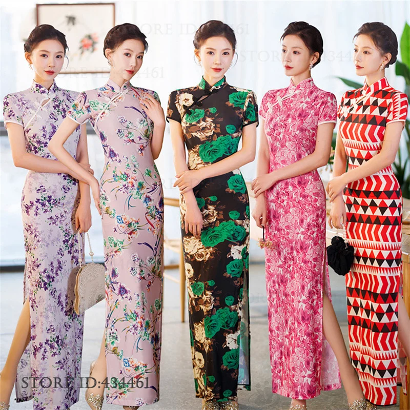 Женское атласное платье-ципао больших размеров в китайском традиционном стиле с воротником-стойкой, вечернее, сексуальное, с цветочным принтом, с разрезом
Женское атласное платье-ципао больших размеров в китайском традиционном стиле с воротником-стойкой, вечернее, сексуальное, с цветочным принтом, с разрезом