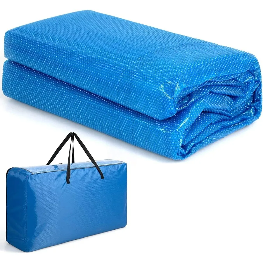 18 FT x 36 FT 12-mil Blue Solar Pool Cover with Carry Bag for In-Ground and Above Ground Pools Heat Retaining Rectangle Bubble
18 FT x 36 FT 12-mil Blue Solar Pool Cover with Carry Bag for In-Ground and Above Ground Pools Heat Retaining Rectangle Bubble