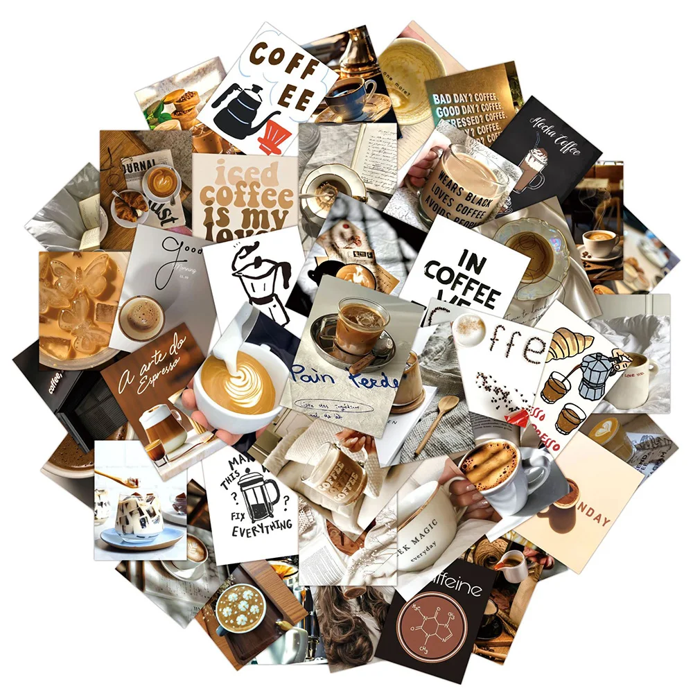 10/30/50pcs Ins Style Retro Coffee Graffiti Stickers Aesthetic Decoration Decals Laptop Phone Freeze Waterproof Retro Sticker
10/30/50pcs Ins Style Retro Coffee Graffiti Stickers Aesthetic Decoration Decals Laptop Phone Freeze Waterproof Retro Sticker