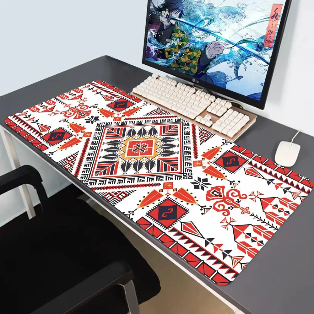 HYBXAXC Red Boho Geometric Design MousePad Stylish Ethnic Art Gaming DeskPad Computer Keyboard Mousepad with Non-Slip Rubber
HYBXAXC Red Boho Geometric Design MousePad Stylish Ethnic Art Gaming DeskPad Computer Keyboard Mousepad with Non-Slip Rubber
