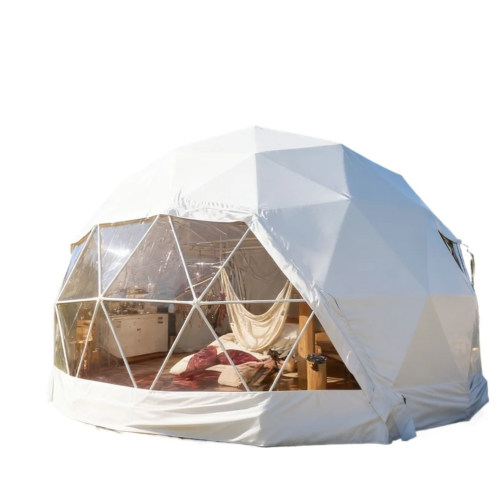 Custom Luxury Hotel Modern Outdoor Glamping Waterproof Geodesic Dome Kit 6m Dome Tent House
Custom Luxury Hotel Modern Outdoor Glamping Waterproof Geodesic Dome Kit 6m Dome Tent House