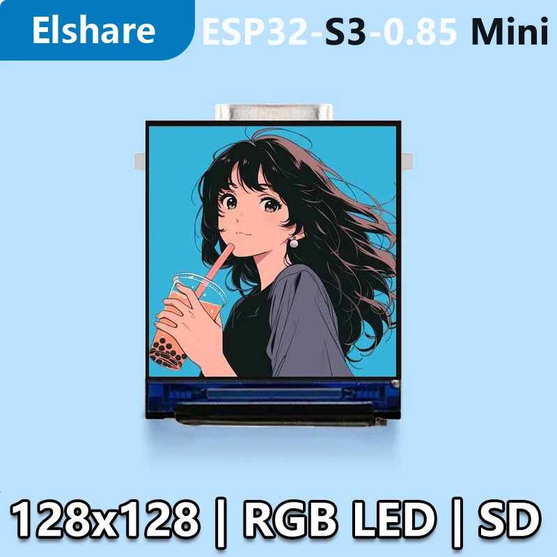 ESP32-S3 LCD Mini tiny Development Board 0.85 inch Display 0.85inch Screen SD-Port 128x128 For Arduino
ESP32-S3 LCD Mini tiny Development Board 0.85 inch Display 0.85inch Screen SD-Port 128x128 For Arduino