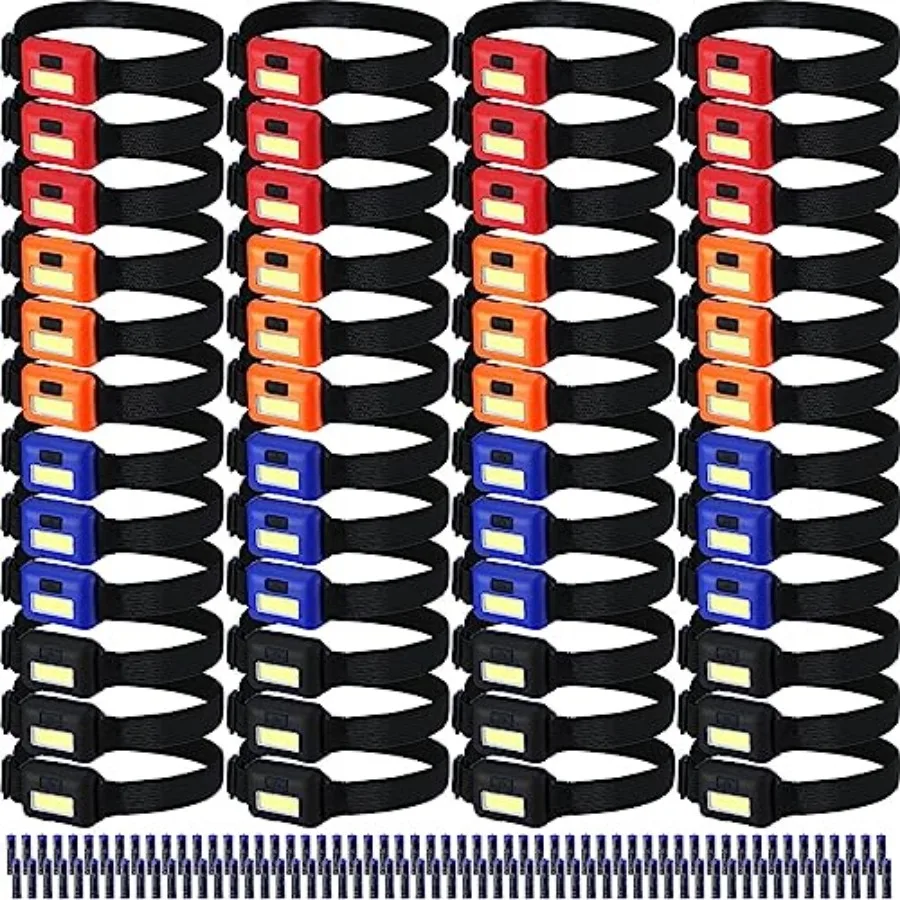 48 Pack LED Headlamp Flashlight Bright Waterproof Head Lamp Torch Cob Flood Head Light Bulk 800 lumens with 3 Modes 144 AAA Bat
48 Pack LED Headlamp Flashlight Bright Waterproof Head Lamp Torch Cob Flood Head Light Bulk 800 lumens with 3 Modes 144 AAA Bat