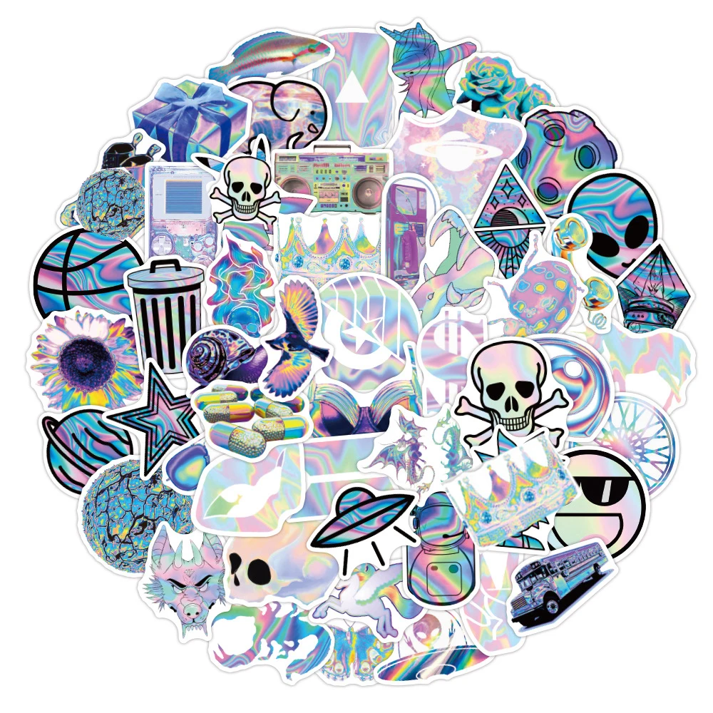 10/30/50pcs Holographic Laser Style Cartoon Graffiti Stickers DIY Luggage Stationery Phone Notebook Cute Aesthetic Sticker Decor
10/30/50pcs Holographic Laser Style Cartoon Graffiti Stickers DIY Luggage Stationery Phone Notebook Cute Aesthetic Sticker Decor