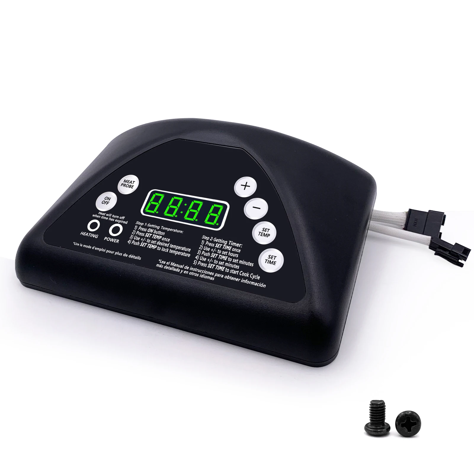 BBQ Digital Temperature Controlle with High-Definition Display Screen, Compatible with Masterbuilt 20070511/20071914/20071814
BBQ Digital Temperature Controlle with High-Definition Display Screen, Compatible with Masterbuilt 20070511/20071914/20071814