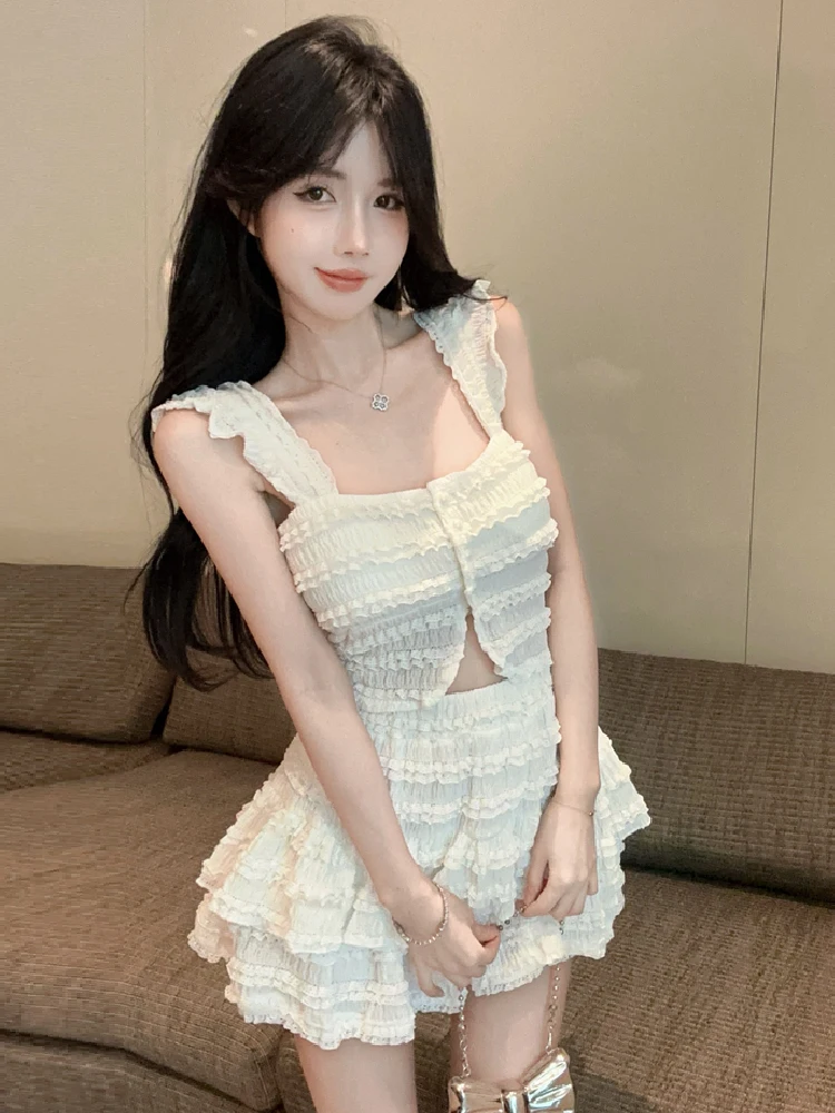 Милый сексуальный комплект подружки невесты с кружевной отделкой, укороченный топ и юбка-торт с эластичной резинкой на талии для маленьких фигурок
Милый сексуальный комплект подружки невесты с кружевной отделкой, укороченный топ и юбка-торт с эластичной резинкой на талии для маленьких фигурок