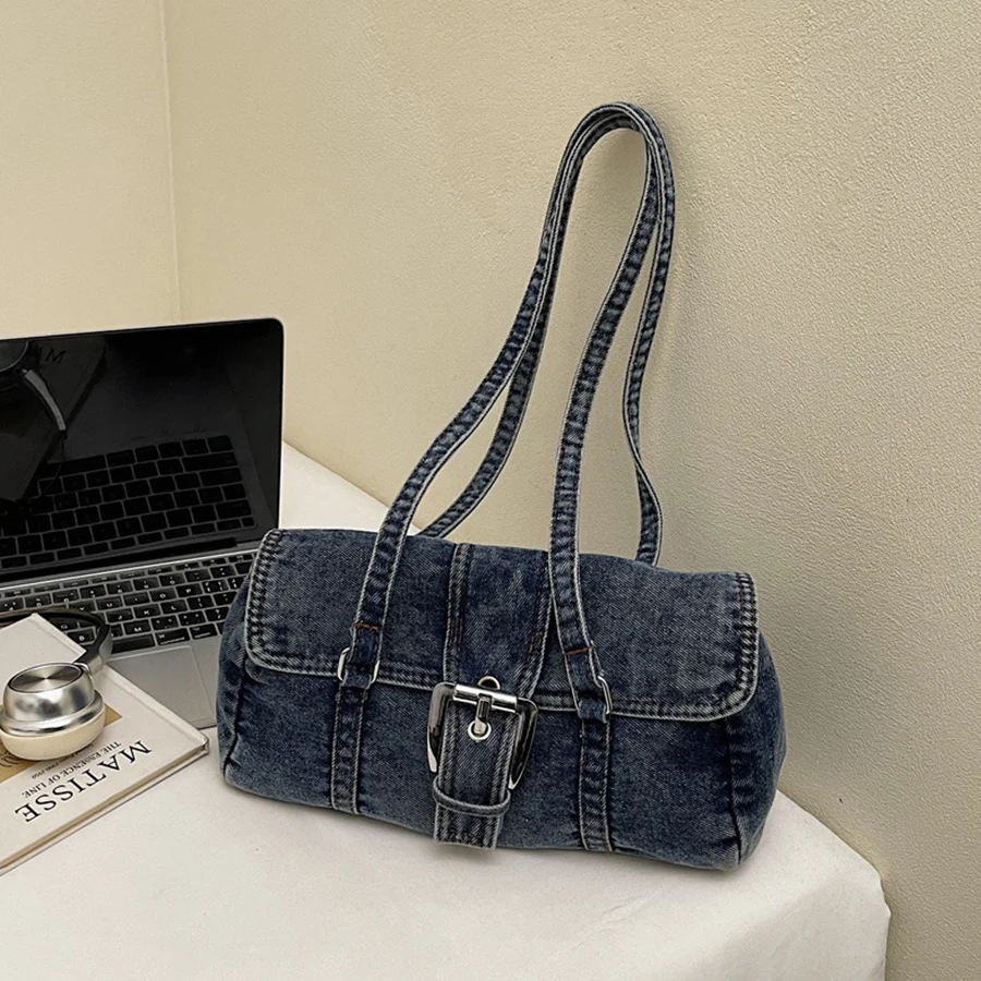 Large Capacity Women Denim Handbags High Quality Daily Ladies Shoulder Messenger Bags Casual Female Zipper Commuting Tote Bags
Large Capacity Women Denim Handbags High Quality Daily Ladies Shoulder Messenger Bags Casual Female Zipper Commuting Tote Bags