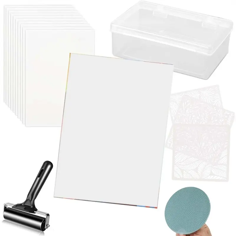 ABIY Gel Printing Plate 5" X 7"Gel Plate,Printmaking For Card Making, Arts And Crafts, Scrapbooking And Journaling
ABIY Gel Printing Plate 5" X 7"Gel Plate,Printmaking For Card Making, Arts And Crafts, Scrapbooking And Journaling