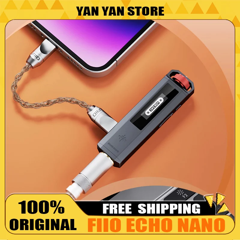 FiiO ECHO NANO Music Player Snowsky Portable Mini Lossless Mg-Al Alloy HiFi MP3 Player OLED Screen DAC DSD MP3 Presle
FiiO ECHO NANO Music Player Snowsky Portable Mini Lossless Mg-Al Alloy HiFi MP3 Player OLED Screen DAC DSD MP3 Presle
