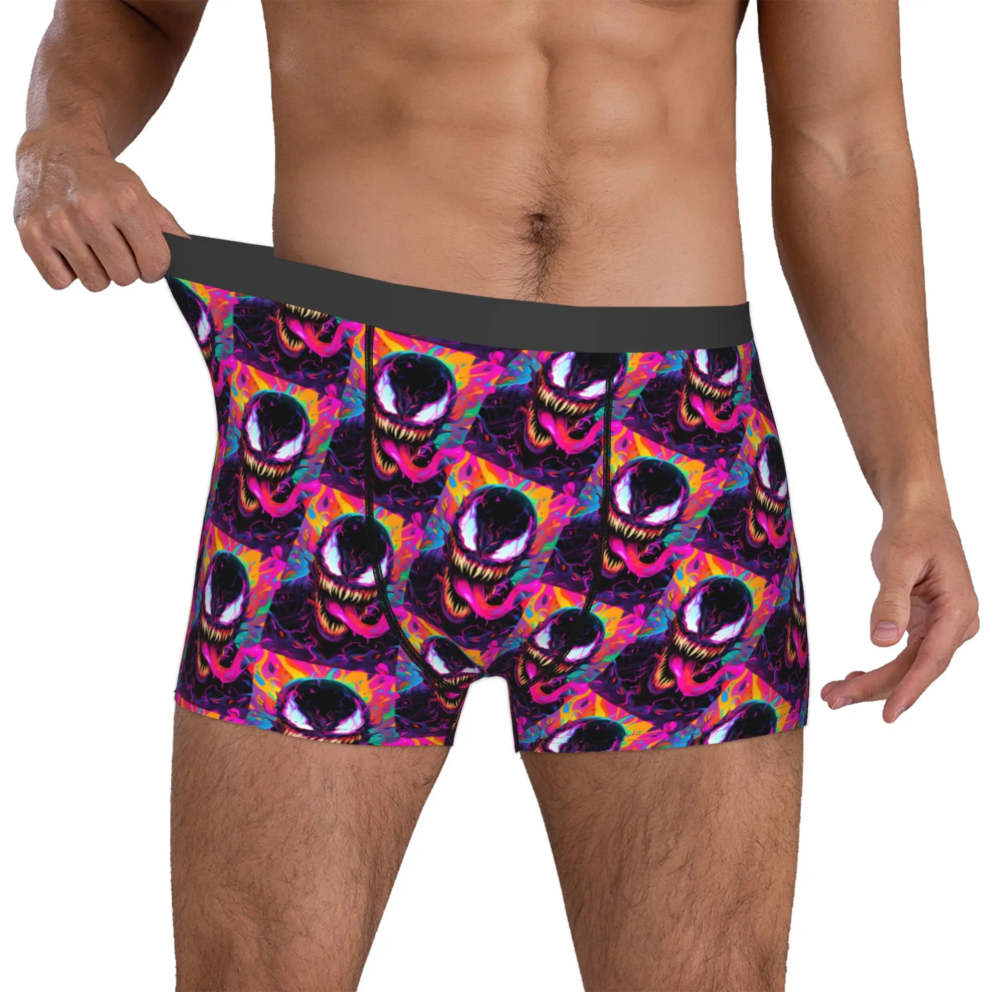 Custom V-Venoms Underwear Male Printed Comics Boxer Shorts Panties Briefs Breathable Underpants
Custom V-Venoms Underwear Male Printed Comics Boxer Shorts Panties Briefs Breathable Underpants