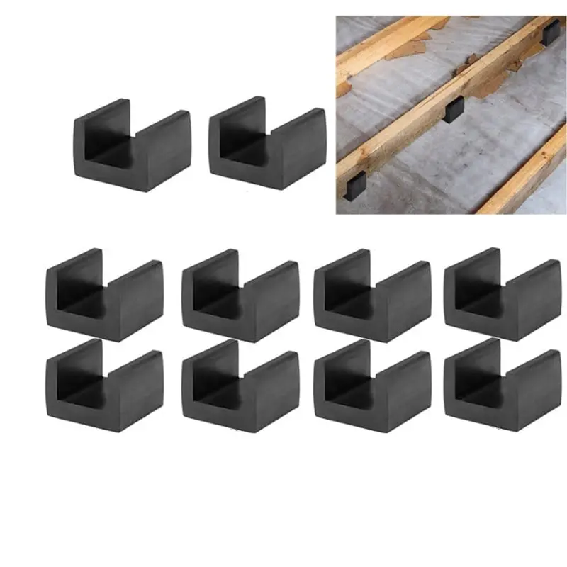 BHBD-U Boat Floor Floaters 10Pcs, Rubber Joist Isolators For Subfloor Sound Decoupling, Sound Isolation Clips
BHBD-U Boat Floor Floaters 10Pcs, Rubber Joist Isolators For Subfloor Sound Decoupling, Sound Isolation Clips