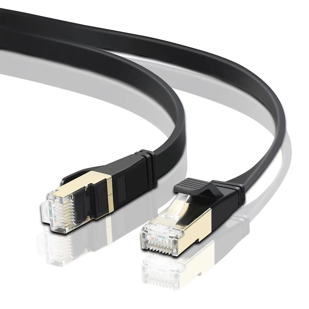 Flat CAT8 Class 8 Double Shielded 40Gbps Computer Routing Switch 10G Ethernet Cable1m
Flat CAT8 Class 8 Double Shielded 40Gbps Computer Routing Switch 10G Ethernet Cable1m