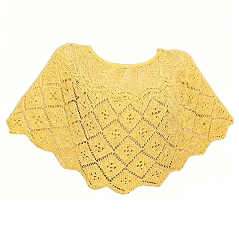 Solid Color Knitted Shawl Knitted Hollow Out Design Sunscreen Scarf Lightweight Sequin Shoulder Cover Hollow Design Shawl
Solid Color Knitted Shawl Knitted Hollow Out Design Sunscreen Scarf Lightweight Sequin Shoulder Cover Hollow Design Shawl