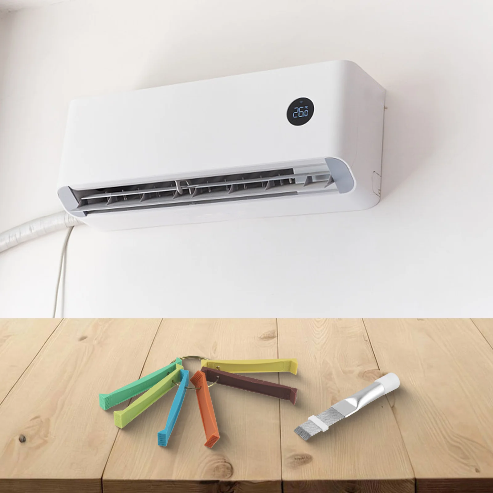Cleaning Brush Cooler Repair Combs Air Conditioner Fin Sets Sturdy Tools Waterproof For Radiator For Condenser
Cleaning Brush Cooler Repair Combs Air Conditioner Fin Sets Sturdy Tools Waterproof For Radiator For Condenser