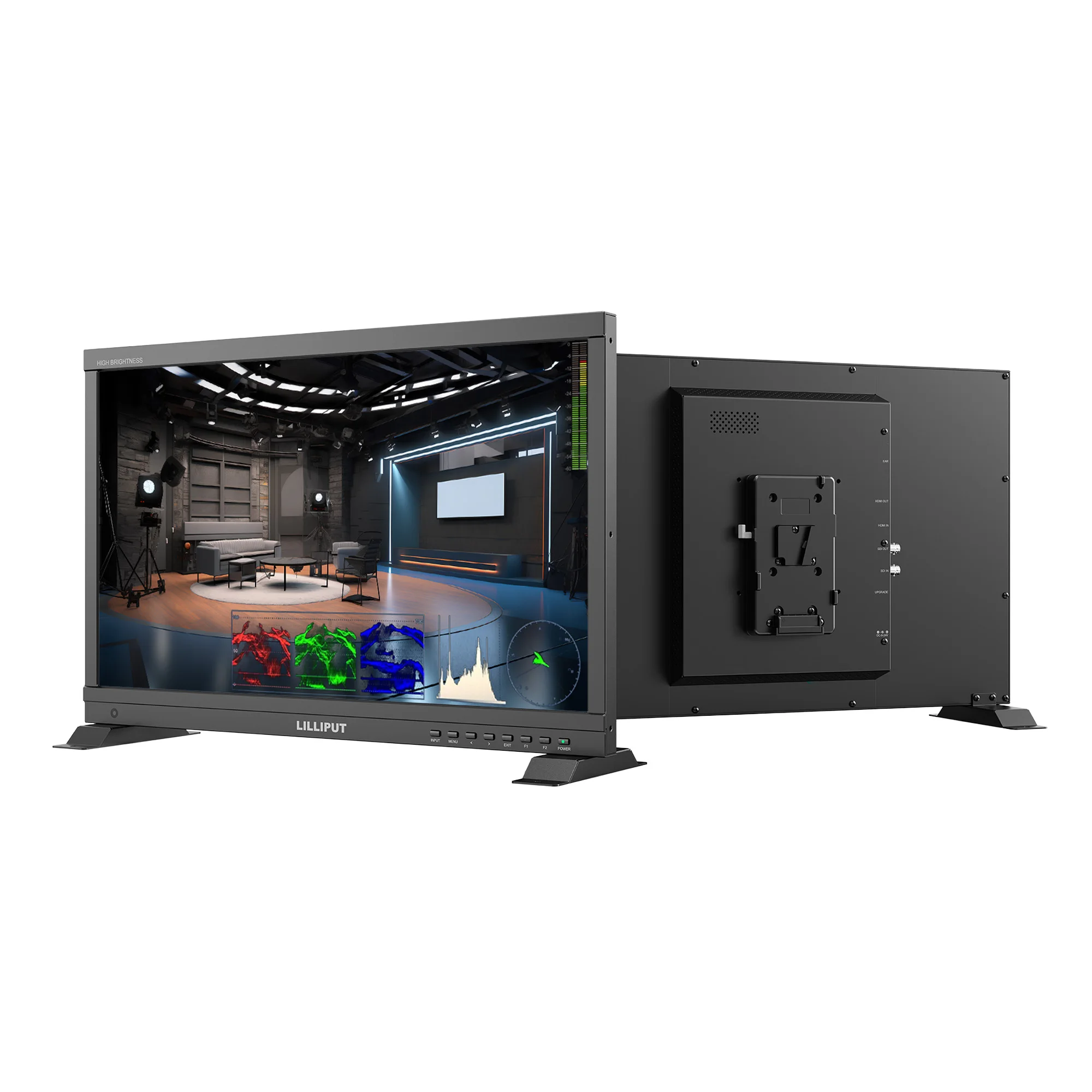 New for 21.5 Inch High Brightness 3D-LUT HDR Desktop Broadcast Monitor 3G-SDI for 2.0 IPS LCD Panel 1000 Nits
New for 21.5 Inch High Brightness 3D-LUT HDR Desktop Broadcast Monitor 3G-SDI for 2.0 IPS LCD Panel 1000 Nits