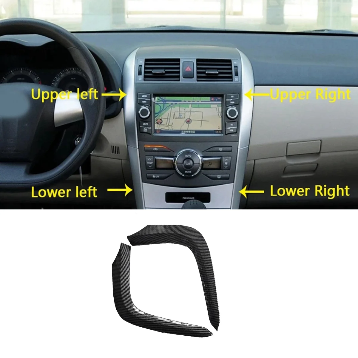 1Set Car Dashboard Air Vents Trim Strip for Altis 2007-2013 Air A/C Outlets ABS Carbon Fibre Trim Cover
1Set Car Dashboard Air Vents Trim Strip for Altis 2007-2013 Air A/C Outlets ABS Carbon Fibre Trim Cover