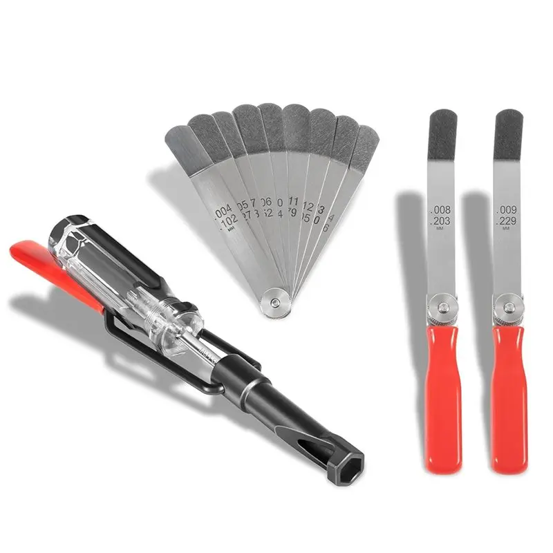 A33K-10MM Jam Nut Valve Adjustment Tool 648827&A308 Offset Tappet Feeler Gauge Set 11Blades With Two Handles For Honda,Toyota
A33K-10MM Jam Nut Valve Adjustment Tool 648827&A308 Offset Tappet Feeler Gauge Set 11Blades With Two Handles For Honda,Toyota