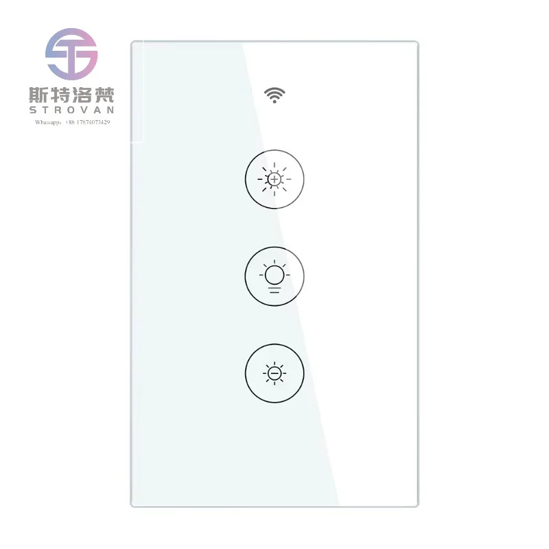 New WiFi RFS Smart Light Dimmer Switch 2/3 Way Muilti-Control Association Smart Life/Tuya APP Relay Status Backlight Switch
New WiFi RFS Smart Light Dimmer Switch 2/3 Way Muilti-Control Association Smart Life/Tuya APP Relay Status Backlight Switch
