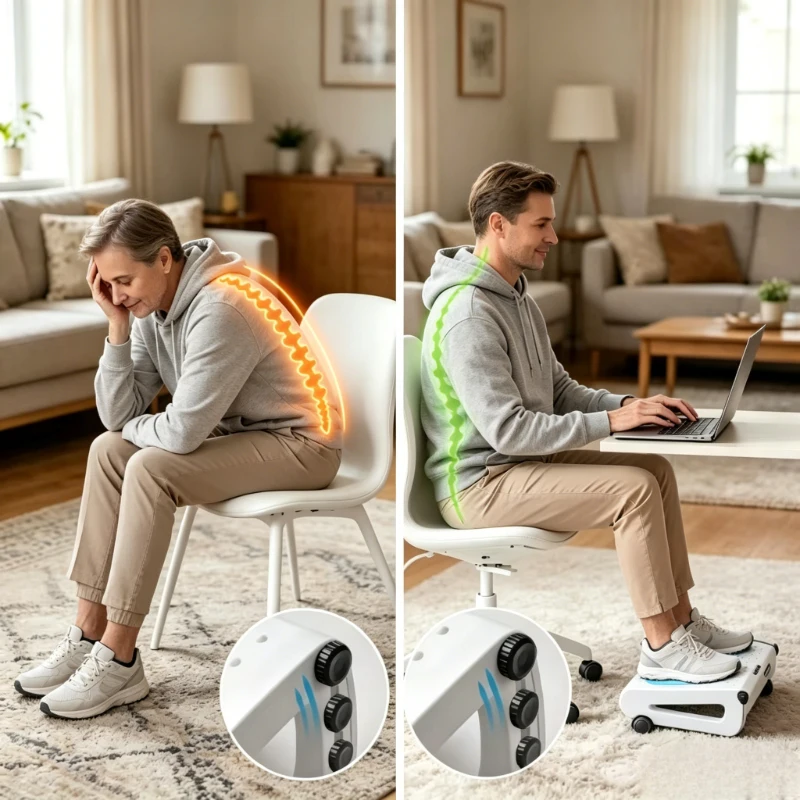 White Triangle Adjustable Foot Rest, Ergonomic Under Desk Foot Stool, Non-slip Support for Home Office Use
White Triangle Adjustable Foot Rest, Ergonomic Under Desk Foot Stool, Non-slip Support for Home Office Use