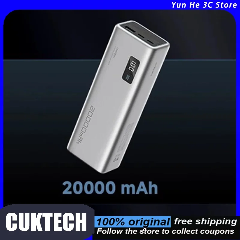 CUKTECH Portable Power Bank Power Bank 20,000 mAh 100W, 150W Fast Charging Compatible with Apple Laptops Portable High Capacity
CUKTECH Portable Power Bank Power Bank 20,000 mAh 100W, 150W Fast Charging Compatible with Apple Laptops Portable High Capacity