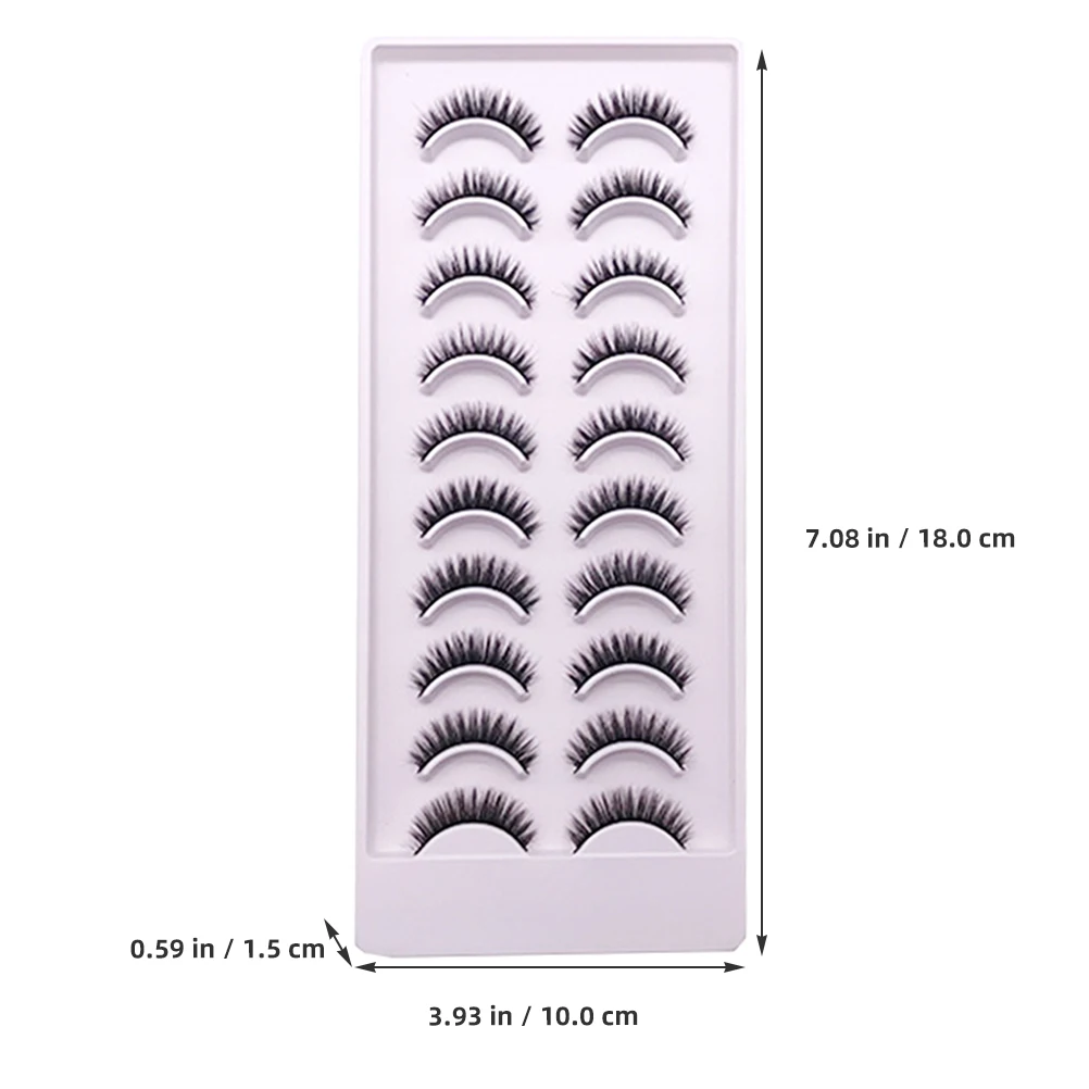10 Pairs Fake Eyelashes Three Dimensional Wispy Chemical Fiber Natural False Lashes Long Dense Design Halloween Party
10 Pairs Fake Eyelashes Three Dimensional Wispy Chemical Fiber Natural False Lashes Long Dense Design Halloween Party