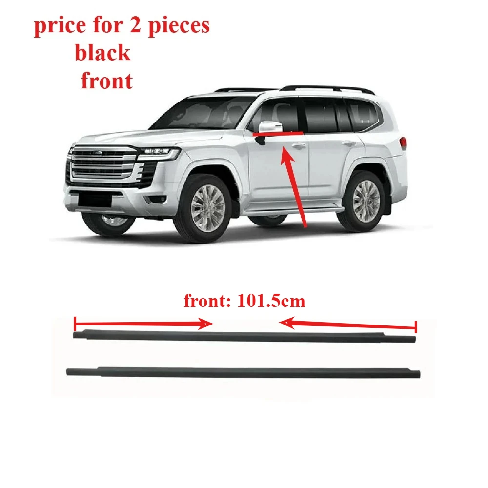 2 Pcs Front Windows Rubber Outside for Toyota Land Cruiser LC300 2020-2022 Protecter Weatherstrip Seal for Glass Outer Laminate
2 Pcs Front Windows Rubber Outside for Toyota Land Cruiser LC300 2020-2022 Protecter Weatherstrip Seal for Glass Outer Laminate