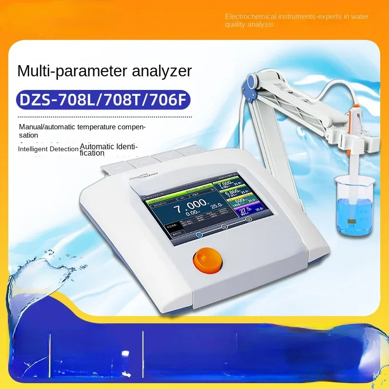 DZS-708L/708t/706F Conductivity Dissolved Oxygen Ph Multi-Parameter Water Quality Analysis Detector
DZS-708L/708t/706F Conductivity Dissolved Oxygen Ph Multi-Parameter Water Quality Analysis Detector