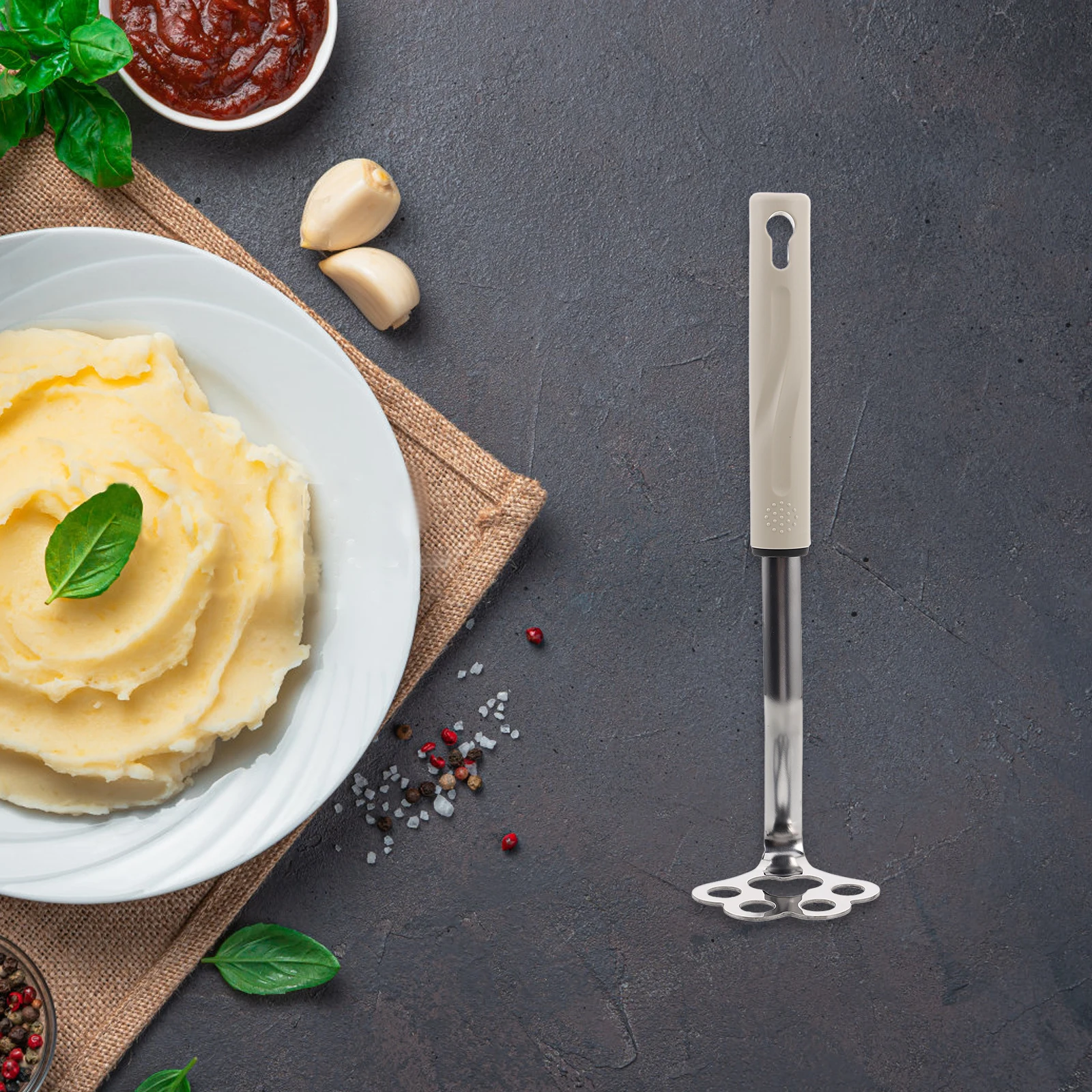 Potato Masher Mashed Potatoes Bean Mexican Colander for Kitchen Food Tool Egg Supplement 
Potato Masher Mashed Potatoes Bean Mexican Colander for Kitchen Food Tool Egg Supplement