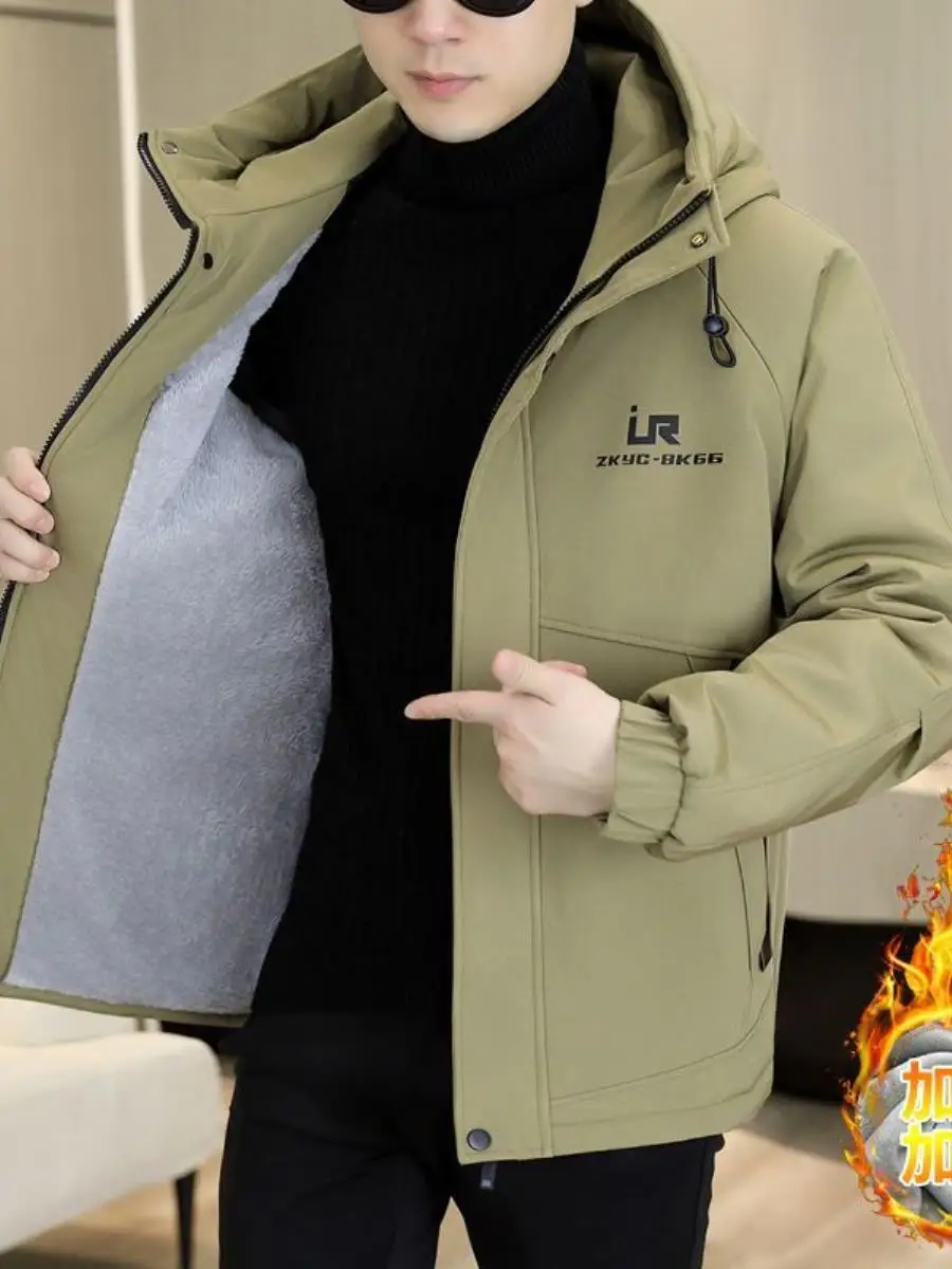 Men's Winter Jacket 2025 New Fashion Thickened Fleece Lined Casual Hooded Warm Stylish Workwear Coat Long Sleeve Double Button
Men's Winter Jacket 2025 New Fashion Thickened Fleece Lined Casual Hooded Warm Stylish Workwear Coat Long Sleeve Double Button
