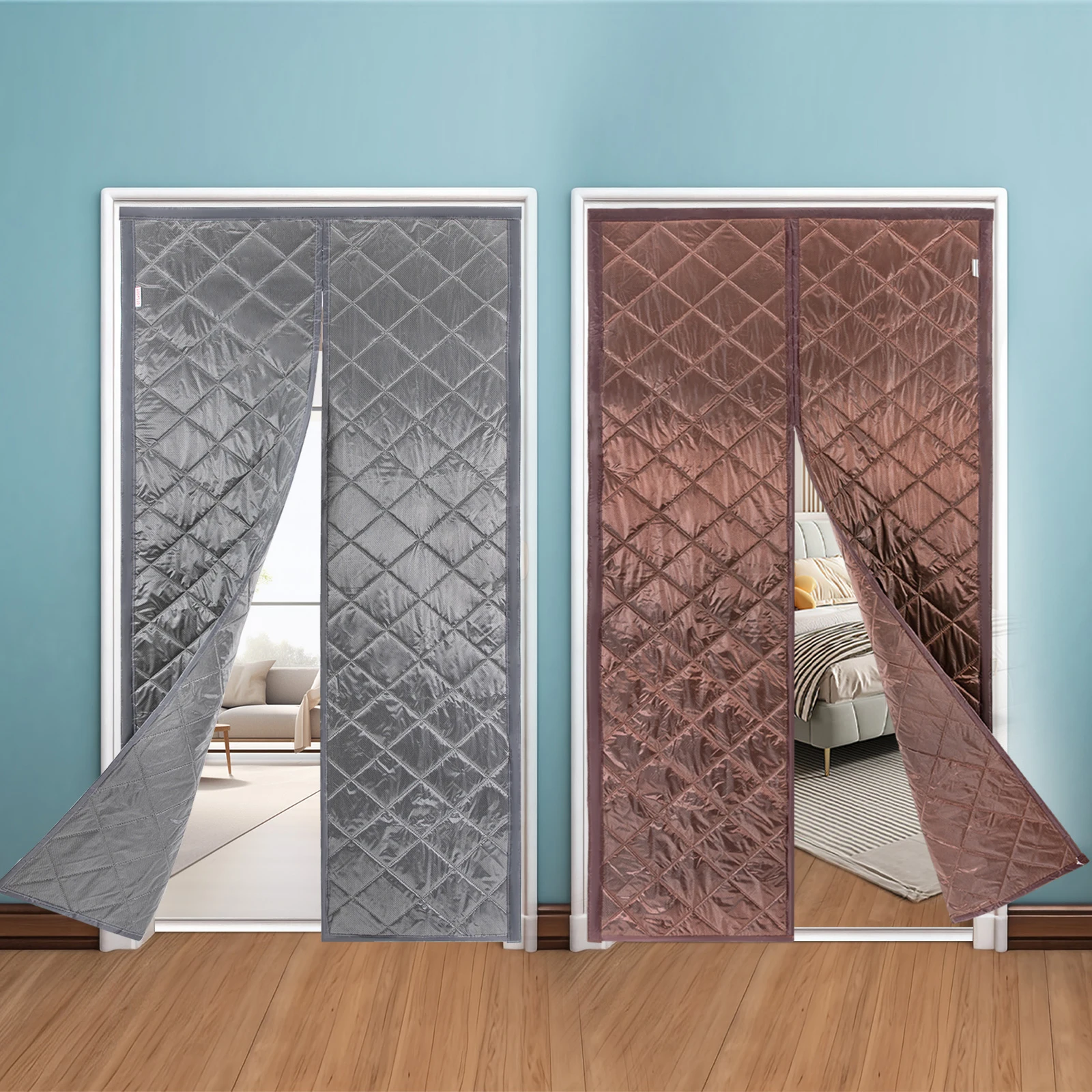39.4*82.7in Magnetic Thermal Insulated Door Curtain 1*2.1m Gray/Coffee Door Insulation Curtain Waterproof Door Covers with Hooks
39.4*82.7in Magnetic Thermal Insulated Door Curtain 1*2.1m Gray/Coffee Door Insulation Curtain Waterproof Door Covers with Hooks