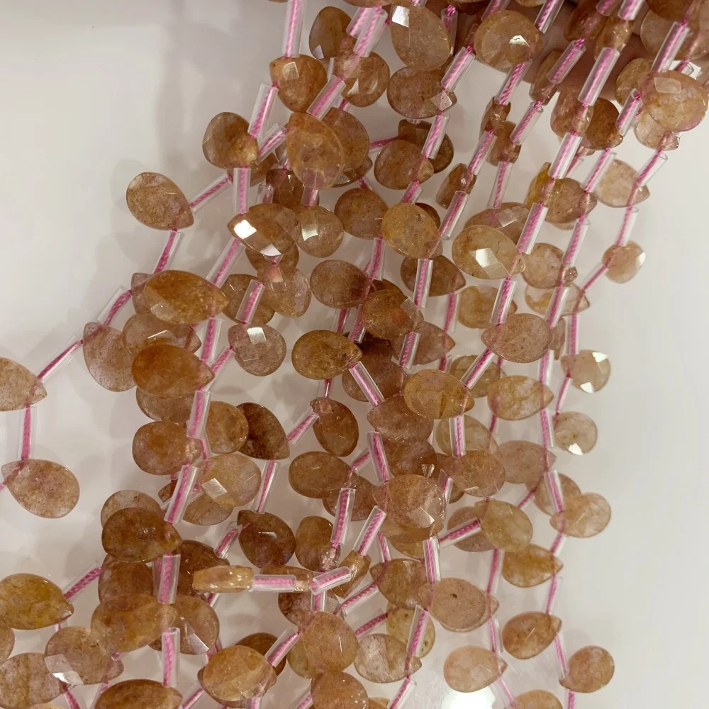 8X12mm Rose Quartz Natural Faceted Sun Stone Raindrop Teardrop Faceted Gemstone Spacer DIY for Necklace Loose Beads
8X12mm Rose Quartz Natural Faceted Sun Stone Raindrop Teardrop Faceted Gemstone Spacer DIY for Necklace Loose Beads