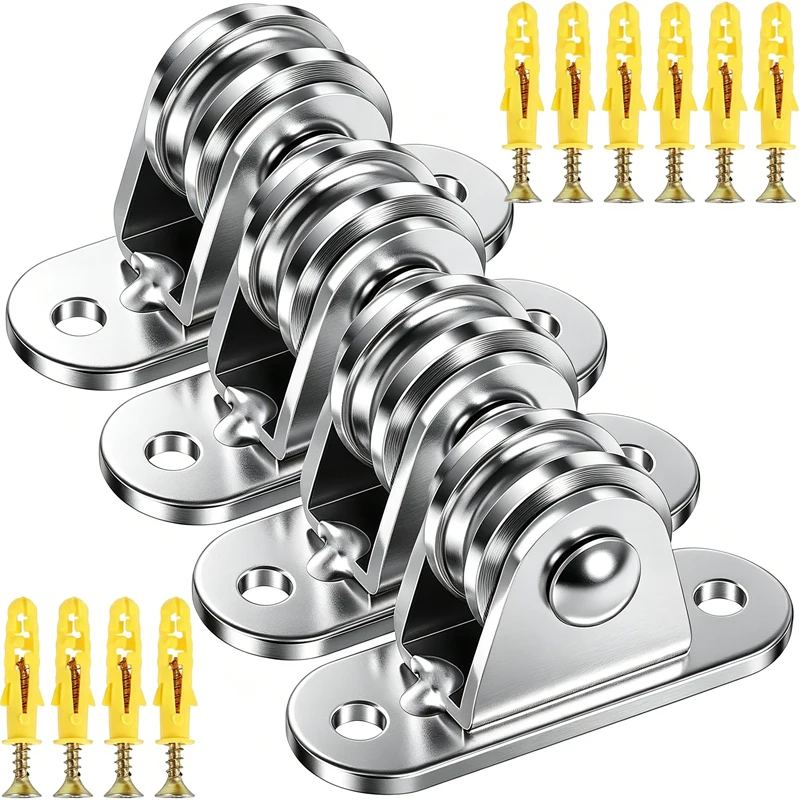 Heavy Duty Fixed Pulley Detachable Loading Fixed Pulley Block with Mounting Screw for Handling Moving Wall Mount Wire Rope Wheel
Heavy Duty Fixed Pulley Detachable Loading Fixed Pulley Block with Mounting Screw for Handling Moving Wall Mount Wire Rope Wheel
