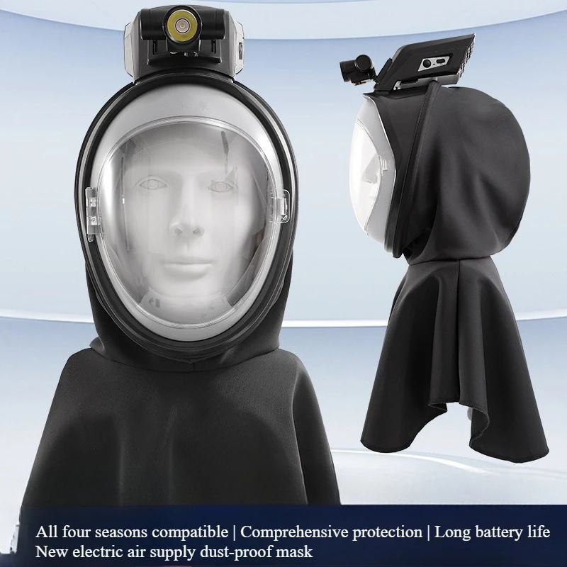 Dust-proof Mask Hood Electrically Powered Air Supply Fully Enclosed Industrial Dust-proof Mask with Fan
Dust-proof Mask Hood Electrically Powered Air Supply Fully Enclosed Industrial Dust-proof Mask with Fan