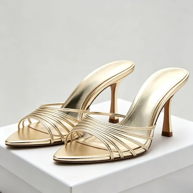 Luxury High Heels Women's Slippers Summer 2026 Open-toe Elegant Slides PVC Transparent Rhinestone Rhinestone Mules Sandals Woman
Luxury High Heels Women's Slippers Summer 2026 Open-toe Elegant Slides PVC Transparent Rhinestone Rhinestone Mules Sandals Woman
